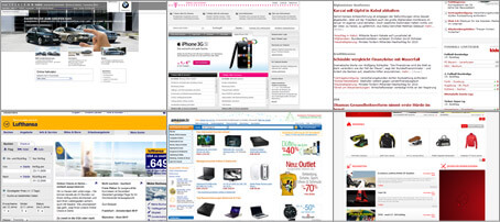Grosse Corporate Design Websites 