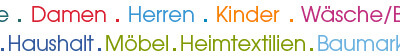 Website Bereiche können durch Farben symbolisiert werden.
