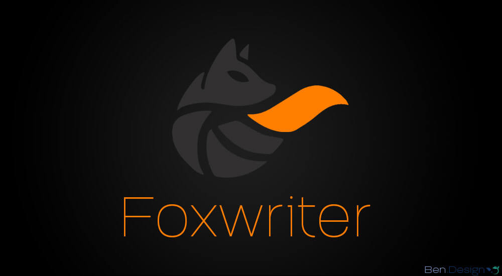 Das fertige Softwarelogo kombiniert die Fuchs-Illustration mit dem Schriftzug der Software und setzt dabei auf die kontrastreichen Farben Anthrazit und Orange.